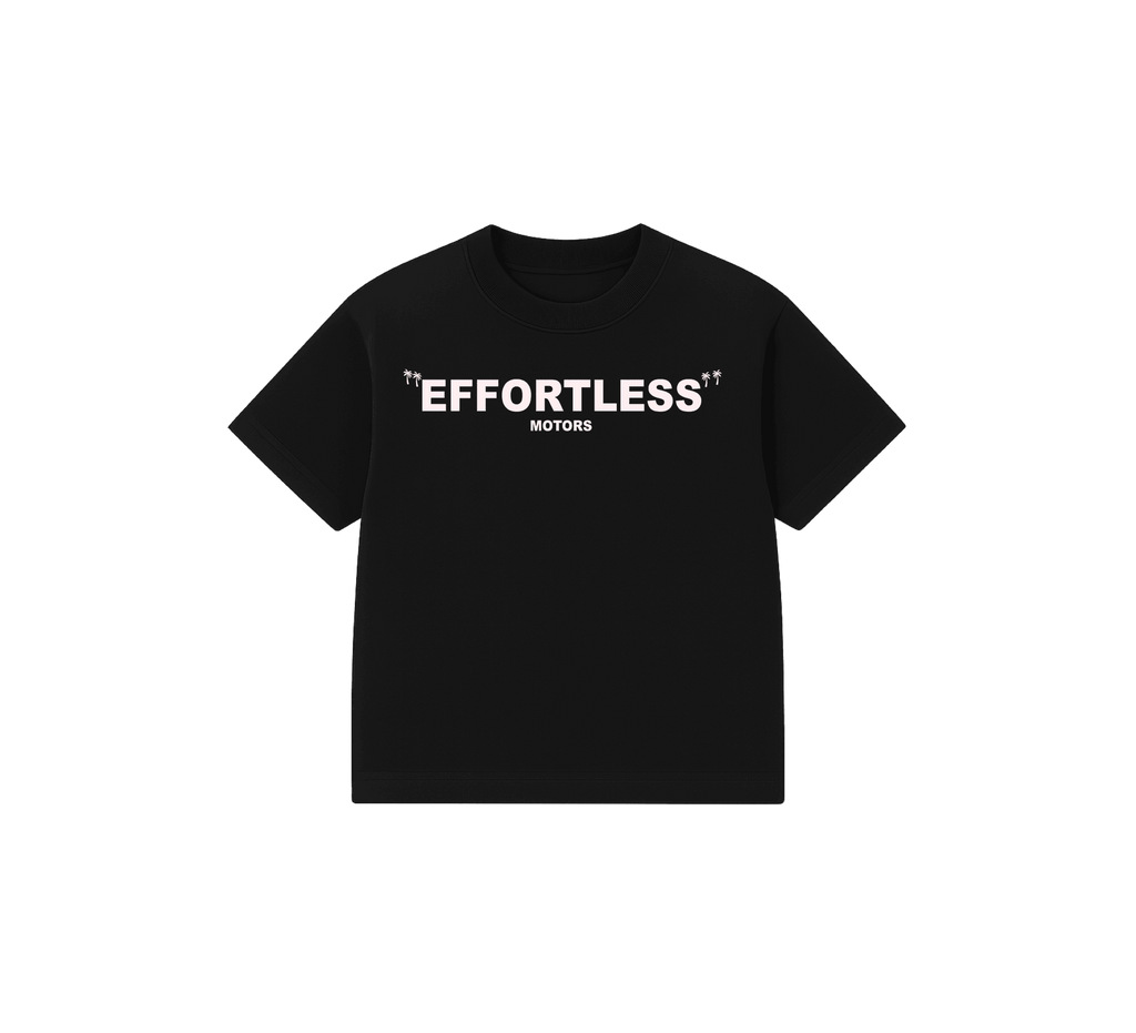 Effortless Motors Classic Heavyweight Tee – Black