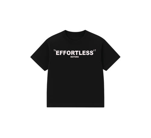 Effortless Motors Classic Heavyweight Tee – Black