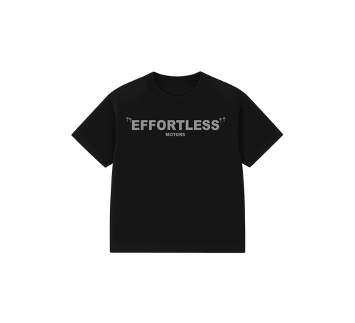 Effortless Motors Classic Heavyweight Tee – Black